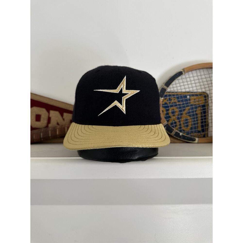 Vintage New Era Pro Model Diamond Collection Houston Astros Fitted Hat 7 3/8